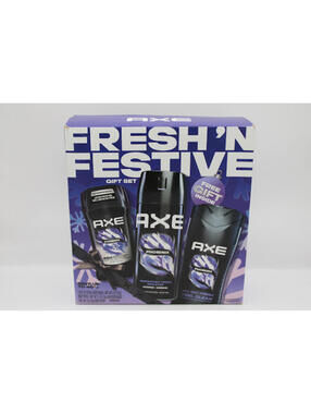 NEW AXE Fresh 'N Festive Phoenix Gift Set Body Wash, Body Spray, & Deodorant Set